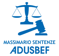 Massimario sentenze Adusbef